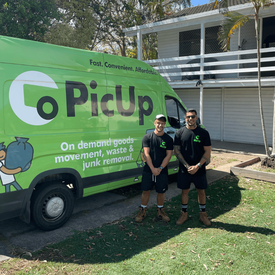 PicUp delivery van and drivers